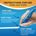 thumbnail image 2 of BIC Wite-Out Brand Exact Liner Correction Tape, 6 Metres, 1-Count Pack of White Correction Tape, Fast, Clean and Easy to Use Tear-Resistant Tape Office or School Supplies, 2 of 5
