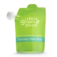 thumbnail image 1 of Little Green Pouch - Pochette réutilisable pour aliments - Paquet de 4 (210 ml), 1 of 7