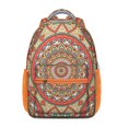 thumbnail image 1 of Artistic Spiritual Mandala Waterproof Bookbag - Ergonomic Design for College Students, 1 of 6