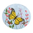 thumbnail image 1 of Cute Latch Hook Rug Kit, Latch Hook Kits with Printed Canvas DIY Mat Needlework butterfly, 1 of 8