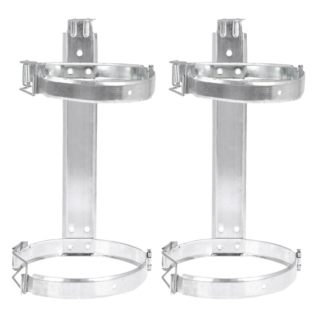 2pcs Iron Extinguisher Wall Mount Fire Extinguisher Mount Extinguisher Wall Bracket for Extinguishers Easy Installation Extinguisher Holder