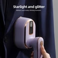 thumbnail image 3 of Graflsoa Compact 1000W Portable Garment Steamer with 13g/min Steam Output, 20s Preheat, 100ml Tank, Auto Shutoff, 5-Hole Ceramic Plate, 180° Rotation, Purple/Blue, 110V US Plug, 3 of 6