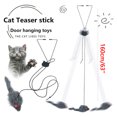 thumbnail image 3 of SLYNSHome Cat Toy Rope Mouse Play Supplies,Hanging Retractable Cat Catching Mouse Toy, Funny Door Hanging Bouncing Mouse Retractable Cat Interactive Toy, 3 of 9