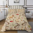 thumbnail image 1 of Erosebridal Botanical Mushroom Coverlet Set King,Wildlife Rabbit Bedding Set,Cartoon Decor,Ultra Soft,3 Pieces, 1 of 5