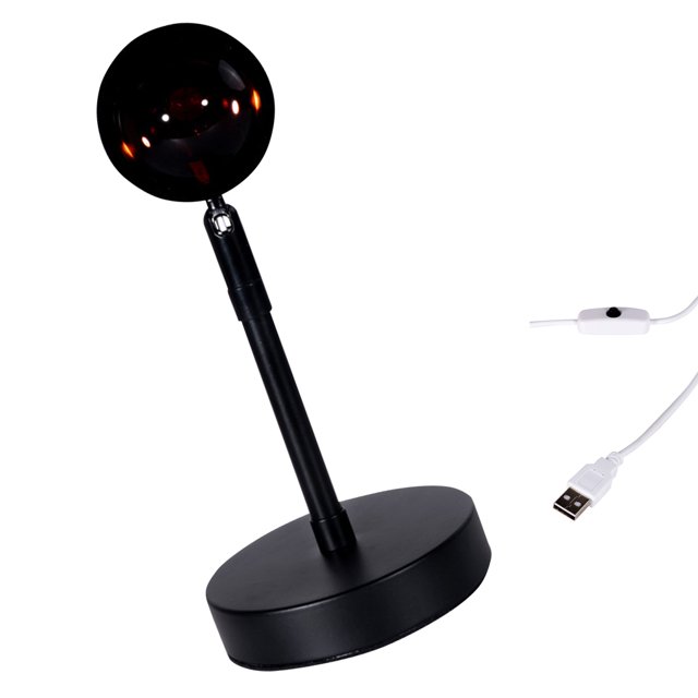 ziyahihome Projection Light LED 5W USB Projector Light Adjustable Photography Prop Atmosphere Lamp, Sunset
