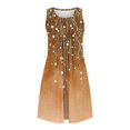 thumbnail image 5 of Ovzne Robes Grande Taille pour Femmes aux Formes Robe d'Été Femmes Imprimé avec Poches Chemises de Nuit Sans Manches Vêtements de Nuit devant Plissé Nuisette Col Rond Robe de Nuit Robe d'Été Imprimée Liquidation, 5 of 5