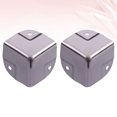 thumbnail image 4 of 4Pcs Stainless Steel Cosmetic Case Aluminum Case Corner Protector Wrap Corner Desk Corner Guard(7201A-40), 4 of 9