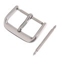 thumbnail image 1 of Black Buckle Strap Clasp Screw-in 18mm 20mm 22mm - , 20mm, 1 of 7