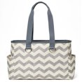 thumbnail image 3 of Skidaddle by Skip Hop Diaper Tote & Clutch Set - Grey Chevron, 3 of 9