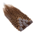 thumbnail image 2 of Extensions de Cheveux Humains Afro Crépus Bouclés à Double Trame avec Clip, Tête Complète pour Femmes, 2 of 6