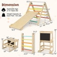 thumbnail image 3 of Costway Ensemble de Jouets d'Escalade 7-en-1 pour Tout-Petit avec Rampe Réversible Marchepied Marchepied Convertible Multicolore, 3 of 10