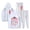 Blanc, variante sur Sombr The Late Nights & Young Romance Tour Chandails à Capuchon Pantalons Jogger Ensemble Unisexe Mode Urbaine Chandails