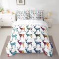 thumbnail image 2 of YST Colorful Elk Deer Comforter Set, 7-Piece, King Size, 2 of 5