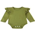 thumbnail image 1 of Barboteuse pour Nouveau-Née Fille, Justaucorps à Volants, Combinaison, Tenue, 1 of 5
