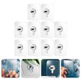 thumbnail image 2 of Miangastore 10pcs Furniture Clear Hanger Pads with Screws Non-Trace Hook Kitchen Sticker, 2 of 9