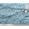 thumbnail image 2 of Soimoi Polyester Crepe Fabric Leaves & Floral Batik Print Sewing Fabric Yard 52 Inch Wide, 2 of 3