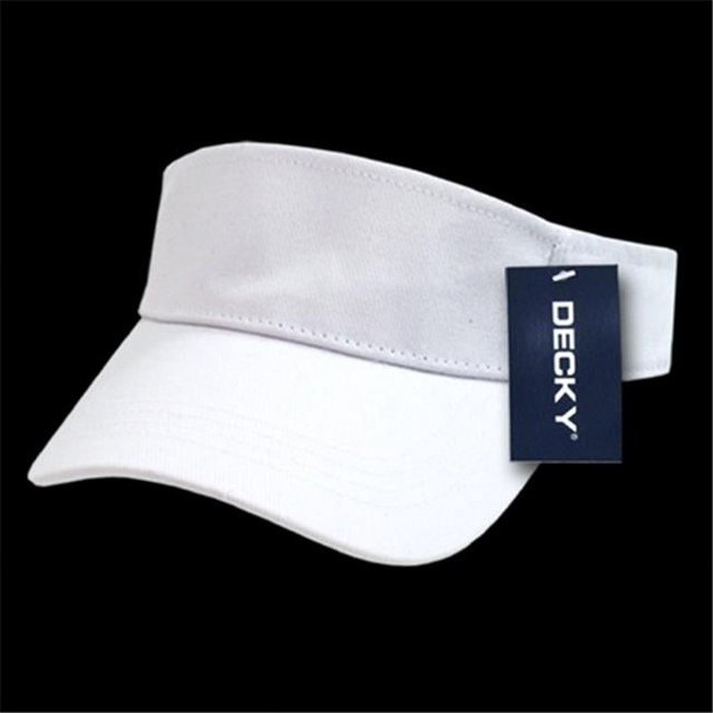 Decky 3001-WHT Sports Visor, White