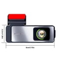thumbnail image 3 of Yhmxh Car Accessories Dash Cam Driving Recorder High-definition 1080P Front And Rear Lens Parking Monitoring With Infrared Night Vision WiFi And 16GB Card Dash Cam, 3 of 7