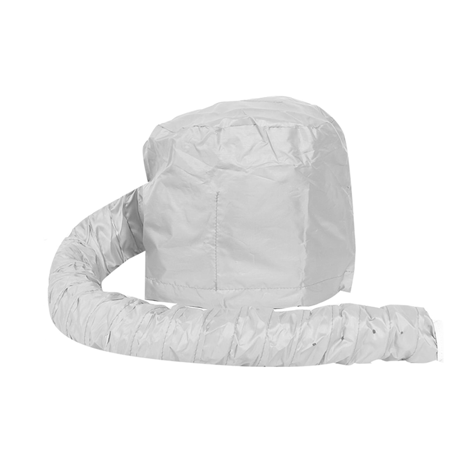 Portable Hair Drying Cap Hat Hair Blow Dryer Bonnet Attachment Silver