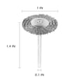 thumbnail image 2 of 20PCS Wire Steel Stainless Steel Brushes Polishing Wheels for Dremel Rotary Tool, 2 of 11