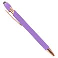 thumbnail image 1 of ZTTD 1 Pcs Ballpoint Pens, Fine Point Smooth Writing Pens, Soft Touch Pens For Writing Journaling Taking Notes Office Home (Purple), 1 of 9