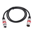 thumbnail image 1 of 3Pin Xlr Cable Male To Female M/F Audio Cord Shielded Cable For Microphone Mixer 1M, 3Pin Xlr Cable, 1 of 6