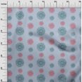 thumbnail image 2 of oneOone Viscose Chiffon Fabric Spiral & Floral Block Print Fabric BTY 42 Inch Wide, 2 of 4