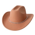 thumbnail image 4 of Glitter Silver Black Cowboy Hats For Women Western Sparkly Rhinestone Hat For Ladies, 4 of 4
