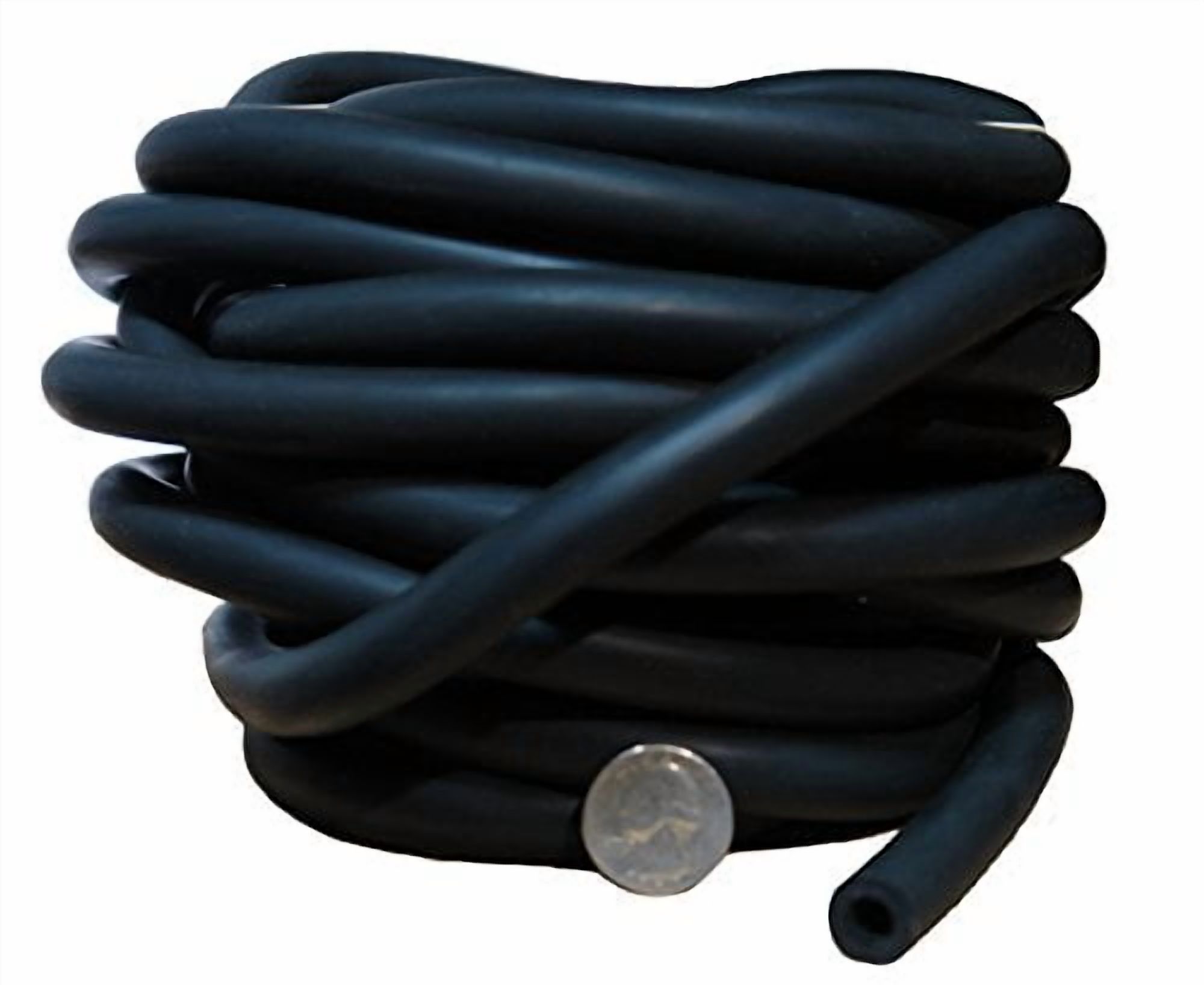 Workoutz 25ft Exercise Bulk Resistance Band Tubing Rolls (Black - Extra Heavy)