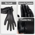thumbnail image 4 of 100PCS Professional Nitrile Gloves Multi-Purpose Vinyl Gloves Safety Work Gloves Latex Powder Free Gardening Nitrile Gloves for Home Kitchen Outdoor Use 9 Inch, 4 of 8