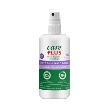 Care Plus Sans DEET Répulsif d'Insectes à l'Icaridine Bébé& Enfants