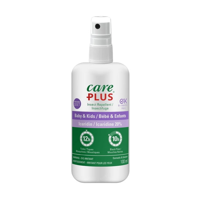 Care Plus DEET-Free Icaridin Insect Repellent Baby& Kids