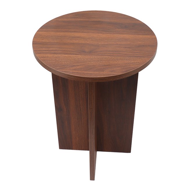 Petite Table Ronde, Petite Table d'Appoint Ronde en Bois Massif Petite Table Ronde Petite Table Ronde en Bois Créée avec Maîtrise