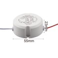 thumbnail image 1 of LED Transformer 12V/24V 36W IP66 Ring LED Constant Voltage Power Supply White, 1 of 12