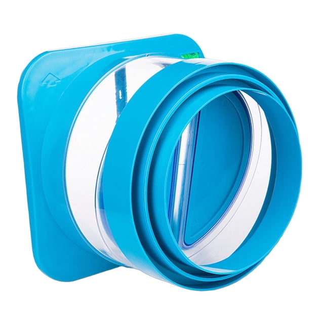 serony Duct Adaptor Butterfly Check Valve for L Hoods Range Exhaust Blue Kitchen Fans Blue L
