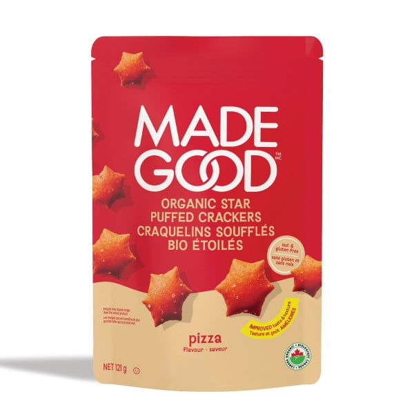 MadeGood Pizza Star Puffed Crackers 121g