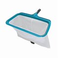 thumbnail image 2 of EGNMCR Pool Skimmer Net Heavy Duty Swimming Leaf Rake Deep Fine Nylon Mesh Bag Fast Cleaning Debris Removal Tool Pole Not Included Professional Pool Skimmer Net, 2 of 8