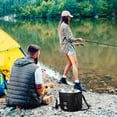 thumbnail image 4 of Outdoor Folding Bucket, Portable Outdoor Camping, Picnic, Fishing Bucket, Live Fish Multifunctional Soaking Bucket, Water Bucket, 4 of 9