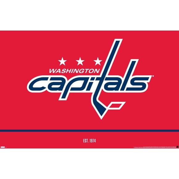NHL Washington Capitals - Logo 21 Wall Poster, 22.375" x 34"