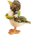 thumbnail image 3 of Northlight Figurine de Canard Mélangé Debout - 8 Pouces - Brun et Ivoire, 3 of 6