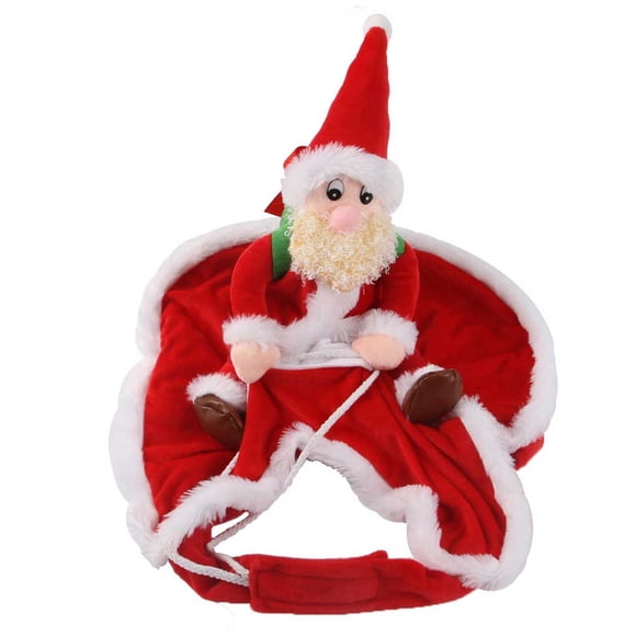 Wweixi Christmas Pet Clothes Themed Party New Year Atmospheres Xmas Animal Costume Clothing Horsing Personalized Photography Prop L