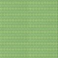 thumbnail image 1 of Ahgly Company Tapis d'Intérieur Lavable à la Machine, Carré, Transitionnel, Vert Oignon Vert, Tapis de Zone, 4 Pieds Carré, 1 of 7