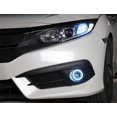 thumbnail image 2 of Pour Projecteur Halo LED, Lampes de Brouillard pour 2017 2018 2019 Honda Civic Type R, 2 of 6