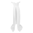 thumbnail image 1 of lionlar Robe Longue de Maternité en Mousseline à Épaules Dénudées pour Séance Photo - Blanc TG, 1 of 9