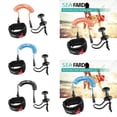thumbnail image 2 of pitrice 5ft Bodyboard Surfboard SUP Wrist Leash Leg Rope Coiled Cord Pad Cuff Orange, 2 of 9