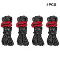 thumbnail image 3 of Shengyu 1/2/3 4X Tent Lanyard Reflective Rope Wind Cord High-strength Fine Workmanship DIY Prop Universal Outdoor Accessories Replaced Part Black 1 Pc, 3 of 6