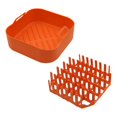 thumbnail image 3 of yuksok Microwave Bacon Cooker Silicone Bacon Rack for Oven for Air Fryer Bacon Tray Bacon Rack and Tray, 3 of 9