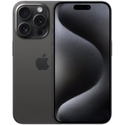 Refurbished Apple iPhone 15 Pro - 128GB – Black Titanium – 48MP Triple Rear & 12MP Front Camera - Fully Unlocked Smartphone - Excellent Condition