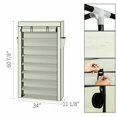 thumbnail image 4 of 10 Tiers Shoe Rack with Dustproof Cover 45 Pairs Closet Shoe Storage Cabinet Organizer, 4 of 7