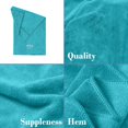 thumbnail image 4 of TopLLC Couverture Jetée, Couverture Jetée pour Canapé Gym Exercice Serviette Équipement Antidérapant Coussin de Sueur Serviette Extérieur Course Randonnée Respirante Essuyer Serviette de Sueur polyester Serviettes de Bain, 4 of 6
